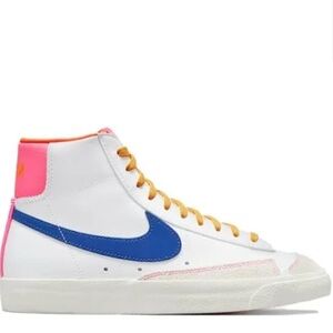 Nike Blazer Mid ‘77 White Racer Blue Hyper Pink Sneakers
